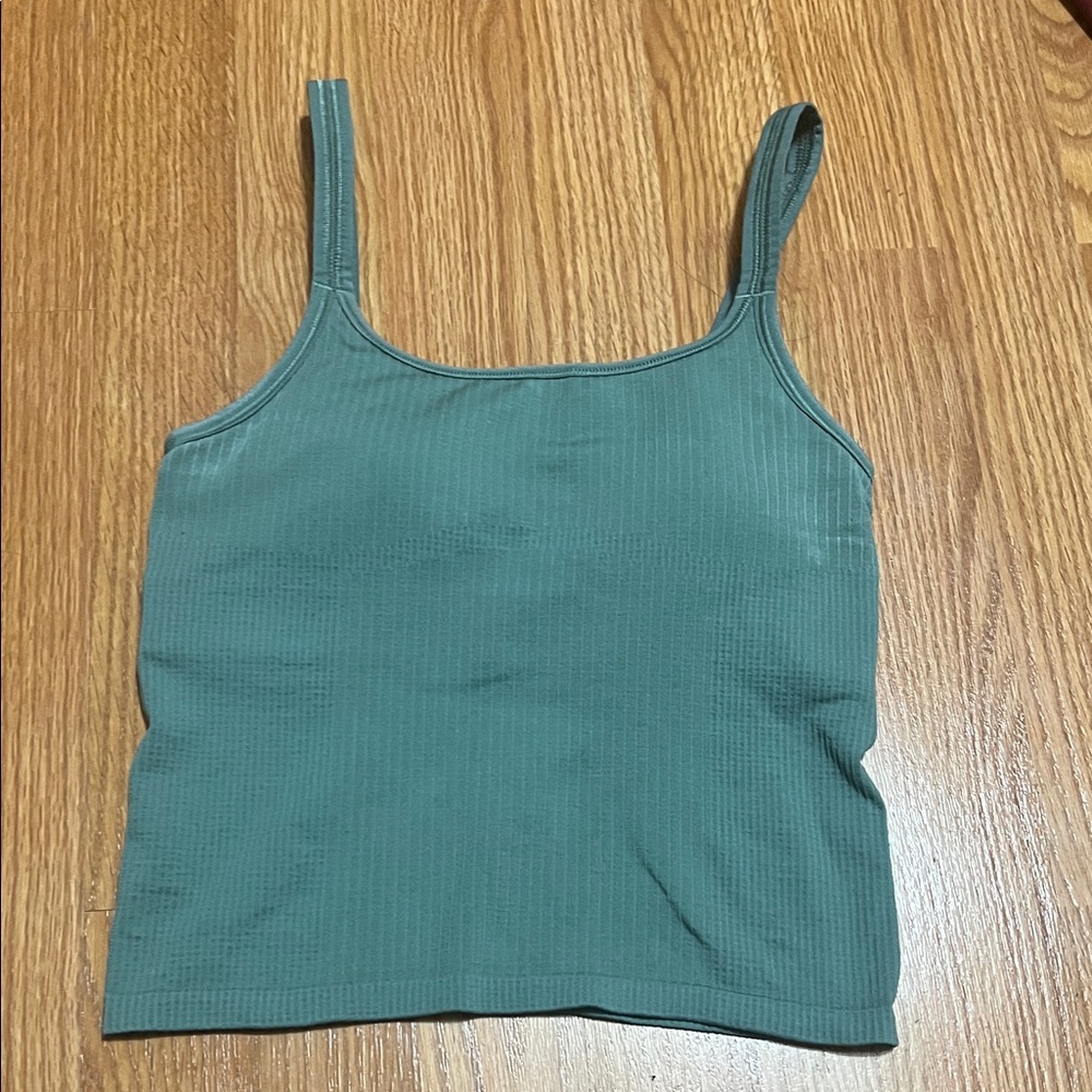 Lululemon green Scoop Neck Ebb to Street Tank